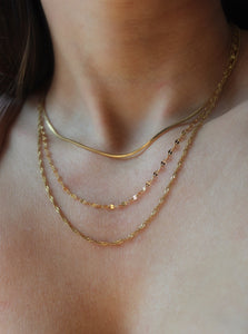 Rosalina Gold Snake Necklace