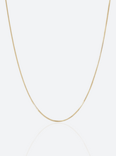 Load image into Gallery viewer, thin snake gold chain necklace salty threads