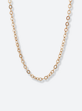 Load image into Gallery viewer, 18k gold plated round link necklace salty threads