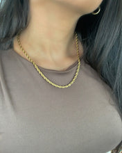 Load image into Gallery viewer, gold rope necklace from salty threads