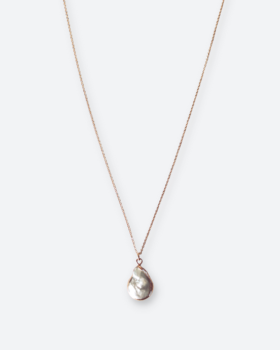 Perlita Mother of Pearl Necklace - Salty Threads
