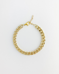 Malibu Cuban Chain Gold Bracelet - Salty Threads