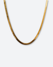 Load image into Gallery viewer, Janice Gold Herringbone Necklace 2.0