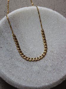 gold stainless steel necklace salty threads