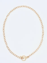 Load image into Gallery viewer, Chloe Golden Chain Toggle Necklace - Salty Threads