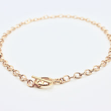 Load image into Gallery viewer, Chloe Golden Chain Toggle Necklace - Salty Threads