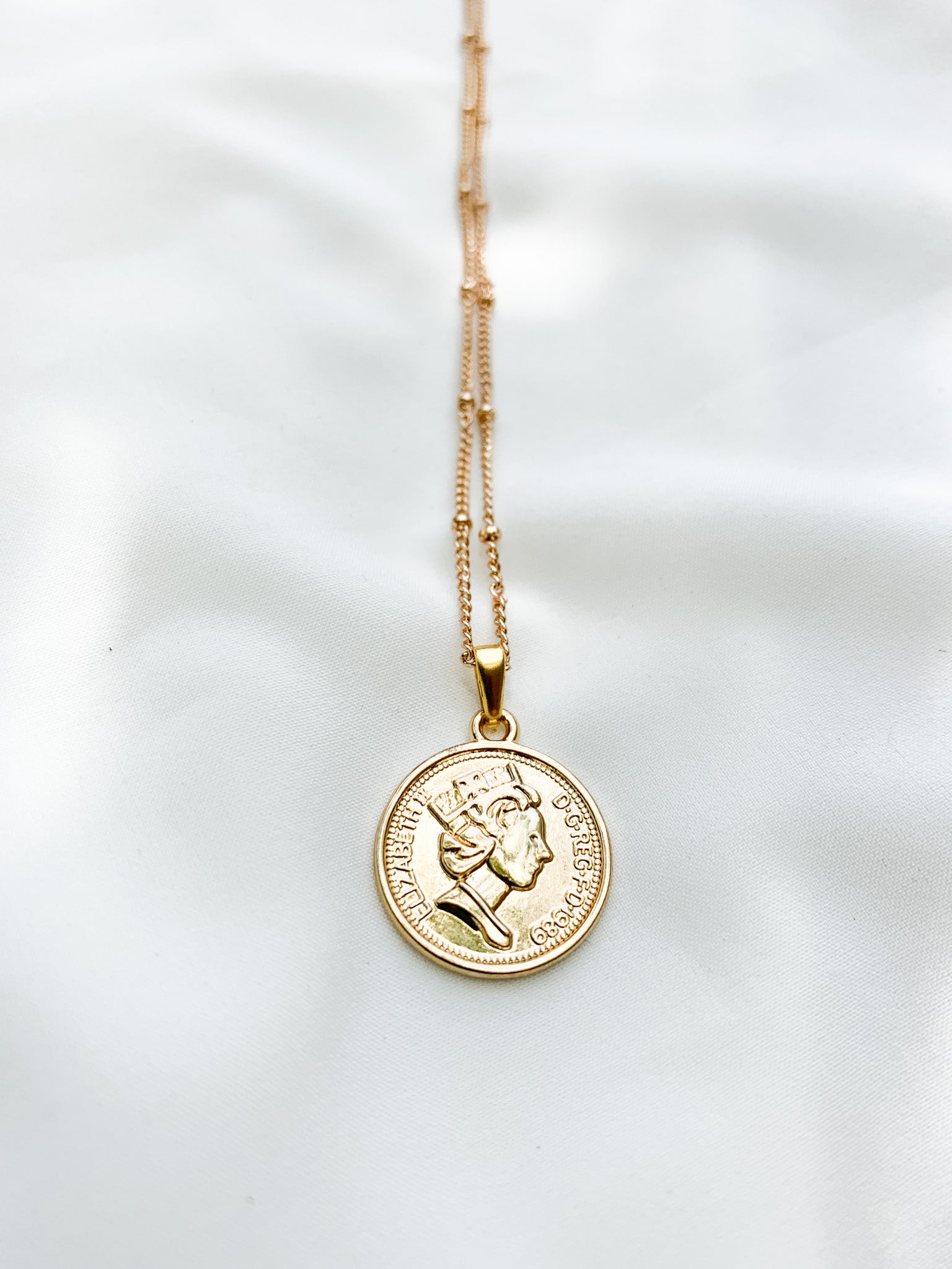 Alisa Golden Coin Necklace | Salty Threads