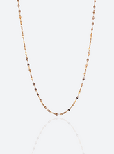 Load image into Gallery viewer, shiny chain gold stainless steel necklace salty threads