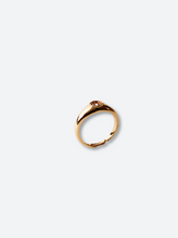 Load image into Gallery viewer, Bailey Signet Zirconia Gold Ring